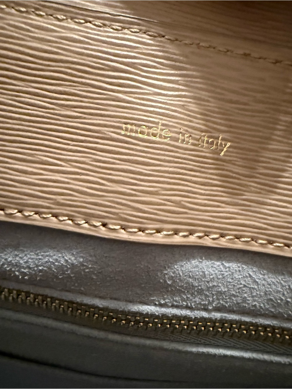 Senreve Maestra Mimosa Latte Gold Taupe Structured Leather Work School Bag - Picture 7 of 16